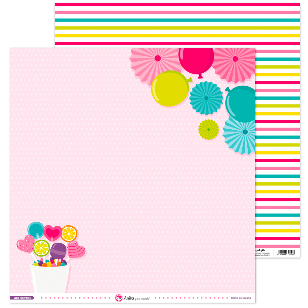 PACK5 PAPEL SCRAP 12x12LO PIRUL.MISCHUCH