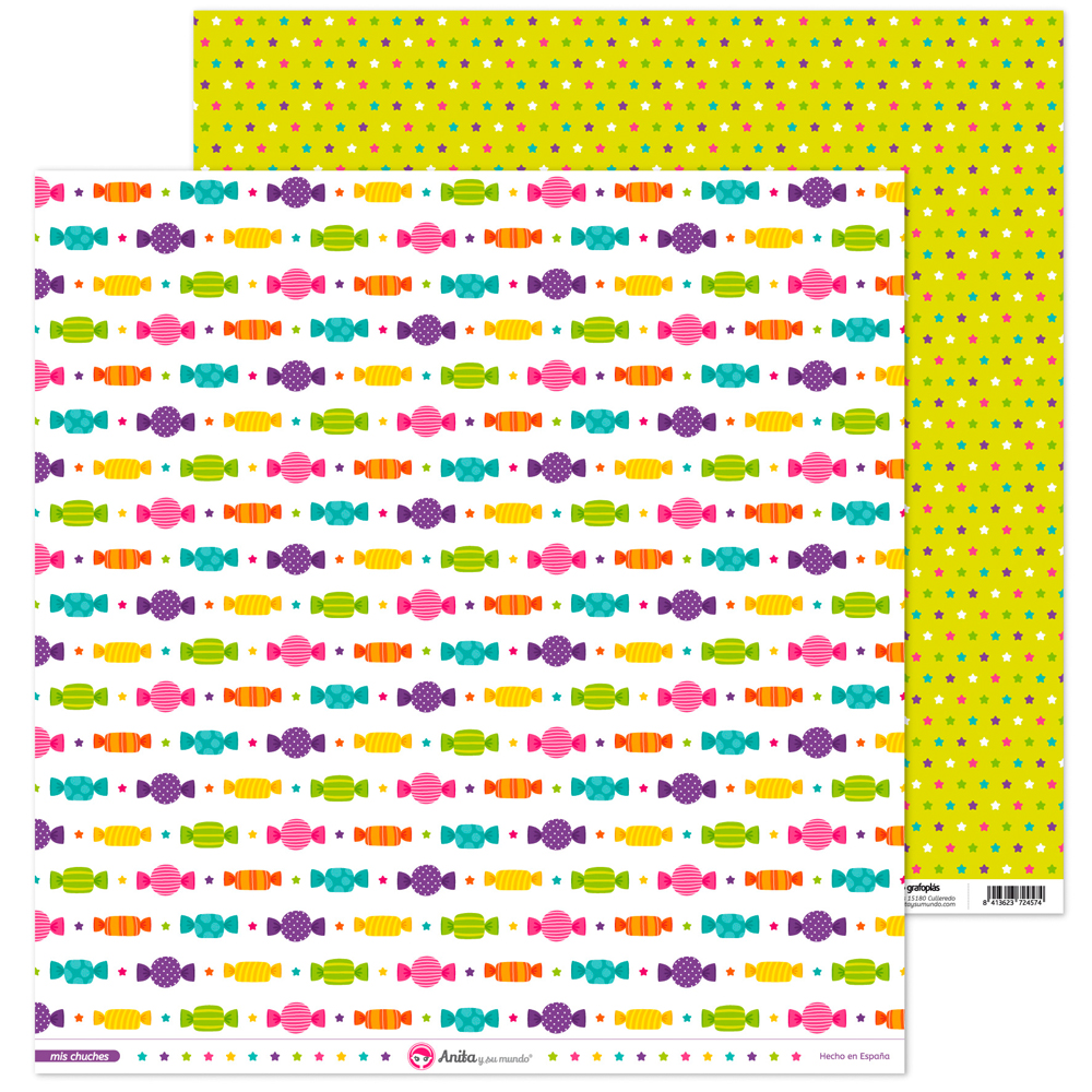 PACK5 PAPEL SCRAP 12x12CARAMEL.MIS CHUCH