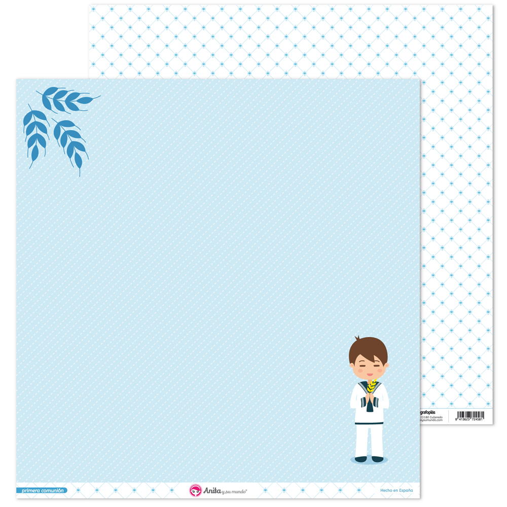 PACK5 PAPEL SCRAP 12x12LO NINO 1aCOMU.EL