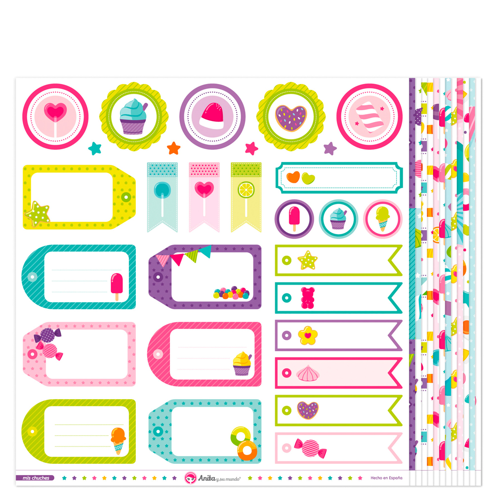 PACK13 PAPELES SCRAP MIS CHUCHES 16