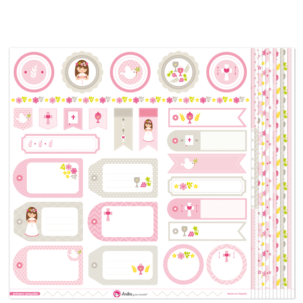PACK13 PAPELES SCRAP PRIMERA COM.ELLA 16
