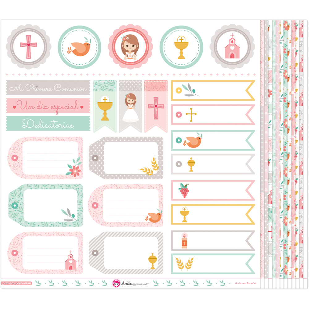 PACK13 PAPELES SCRAP COMUN.20 ELLA