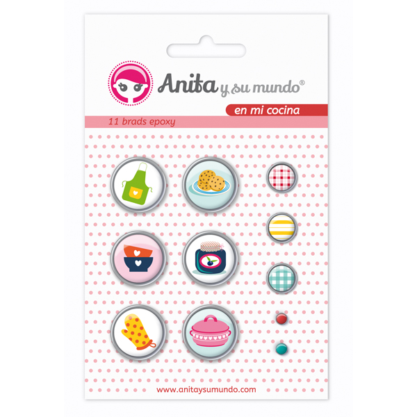 PACK11 BRADS EPOXY EN MI COCINA