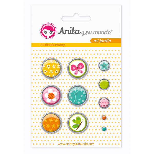 PACK11 BRADS EPOXY MI JARDIN