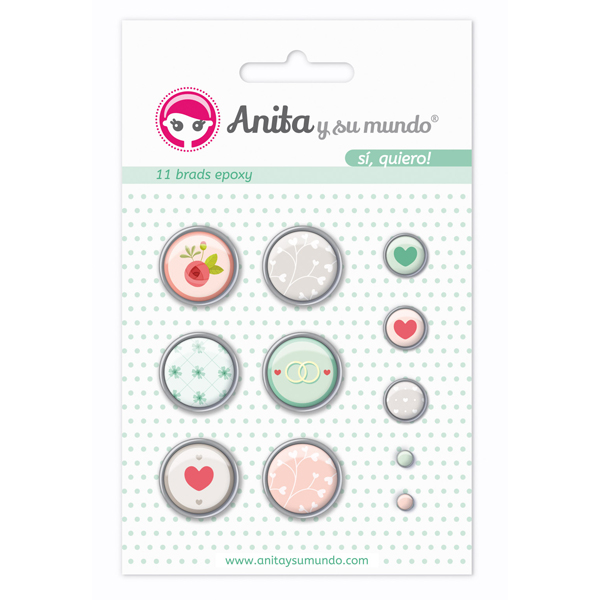 PACK11 BRADS EPOXY SI QUIERO!