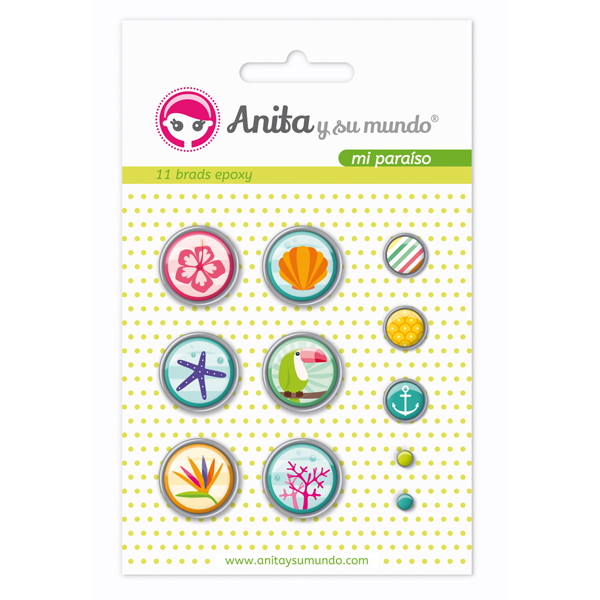 PACK11 BRADS EPOXY MI PARAISO