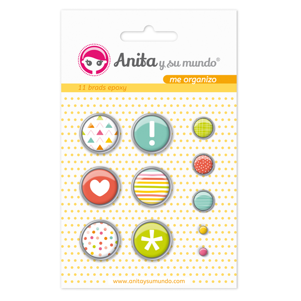 PACK11 BRADS EPOXY ME ORGANIZO