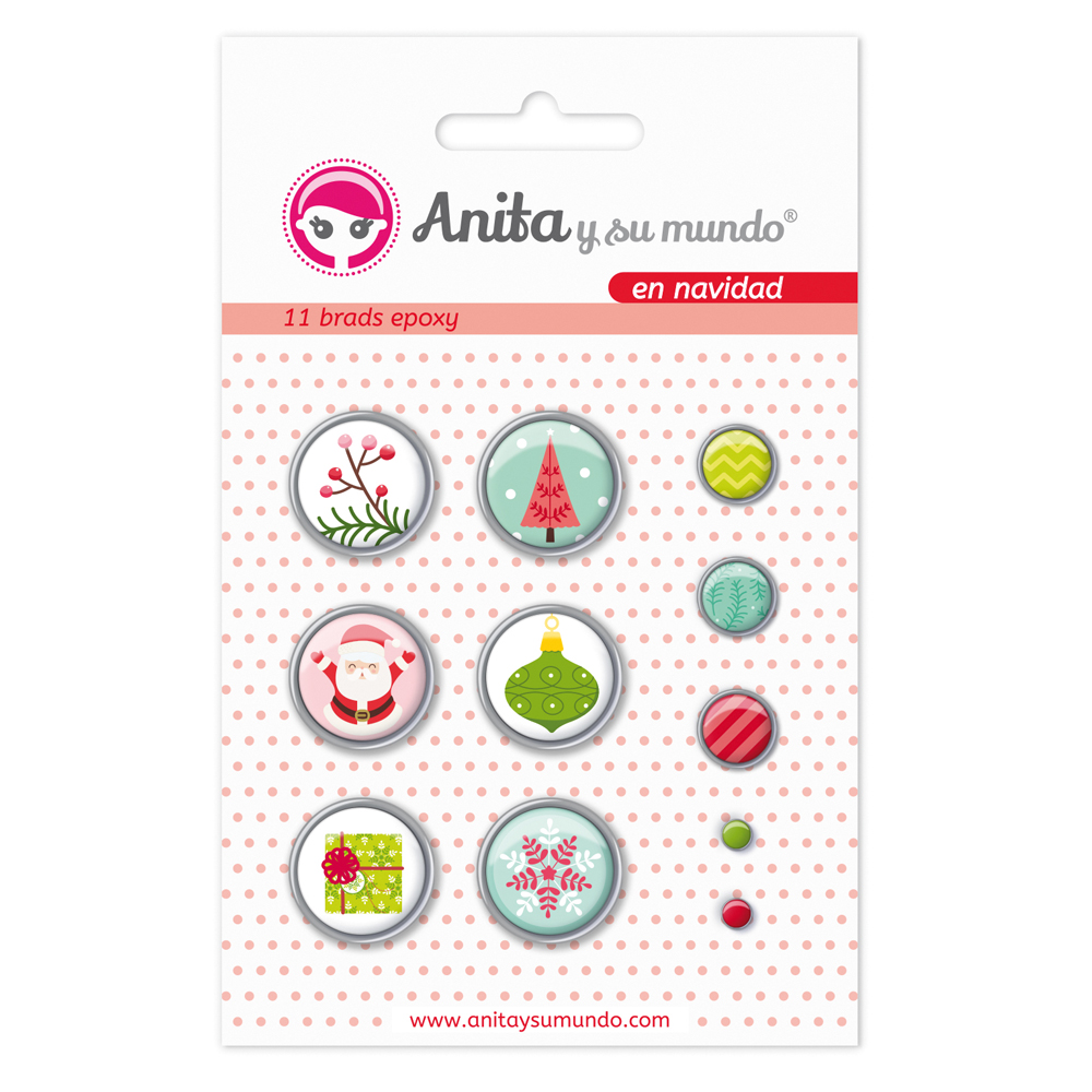 PACK11 BRADS EPOXY EN NAVIDAD