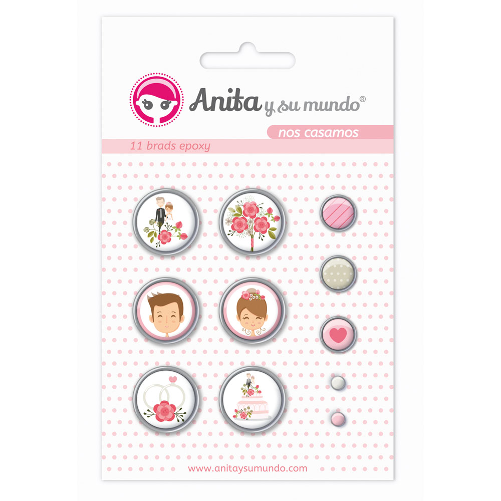 PACK11 BRADS EPOXY NOS CASAMOS 19