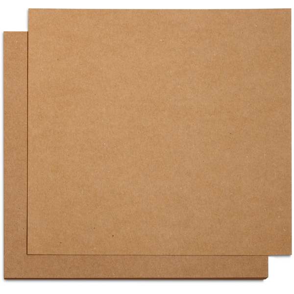 PACK 25 CARTULINA KRAFT 185G 12X12"
