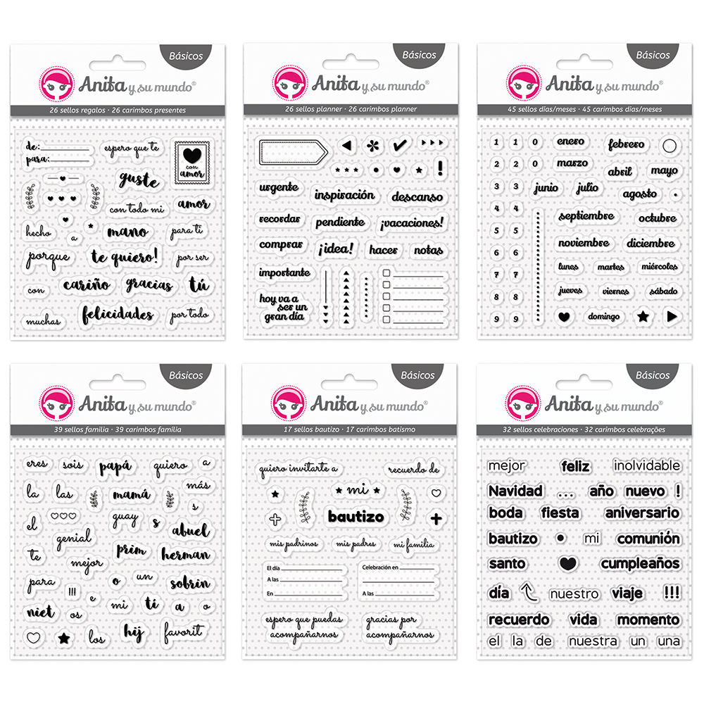 SET 26 SELLOS PLANNER