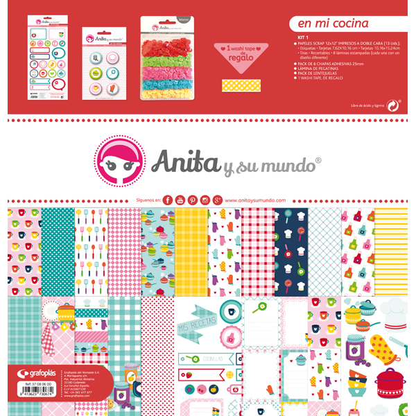KIT SCRAP1 COLECCION EN MI COCINA 16
