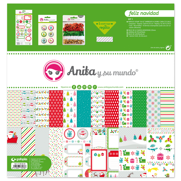 KIT SCRAP1 COLECCION FELIZ NAVIDAD 16