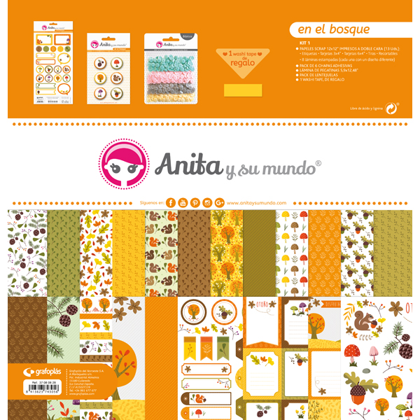 KIT SCRAP1 COLECCION EN EL BOSQUE 17
