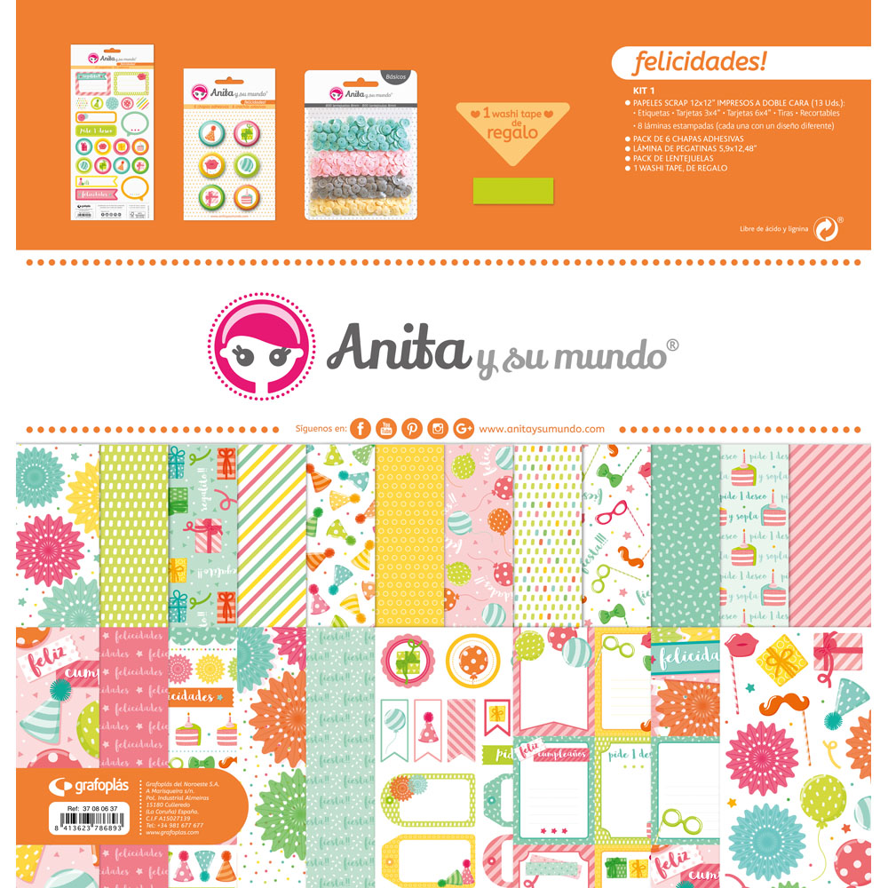 KIT SCRAP1 COLECCION FELICIDADES!