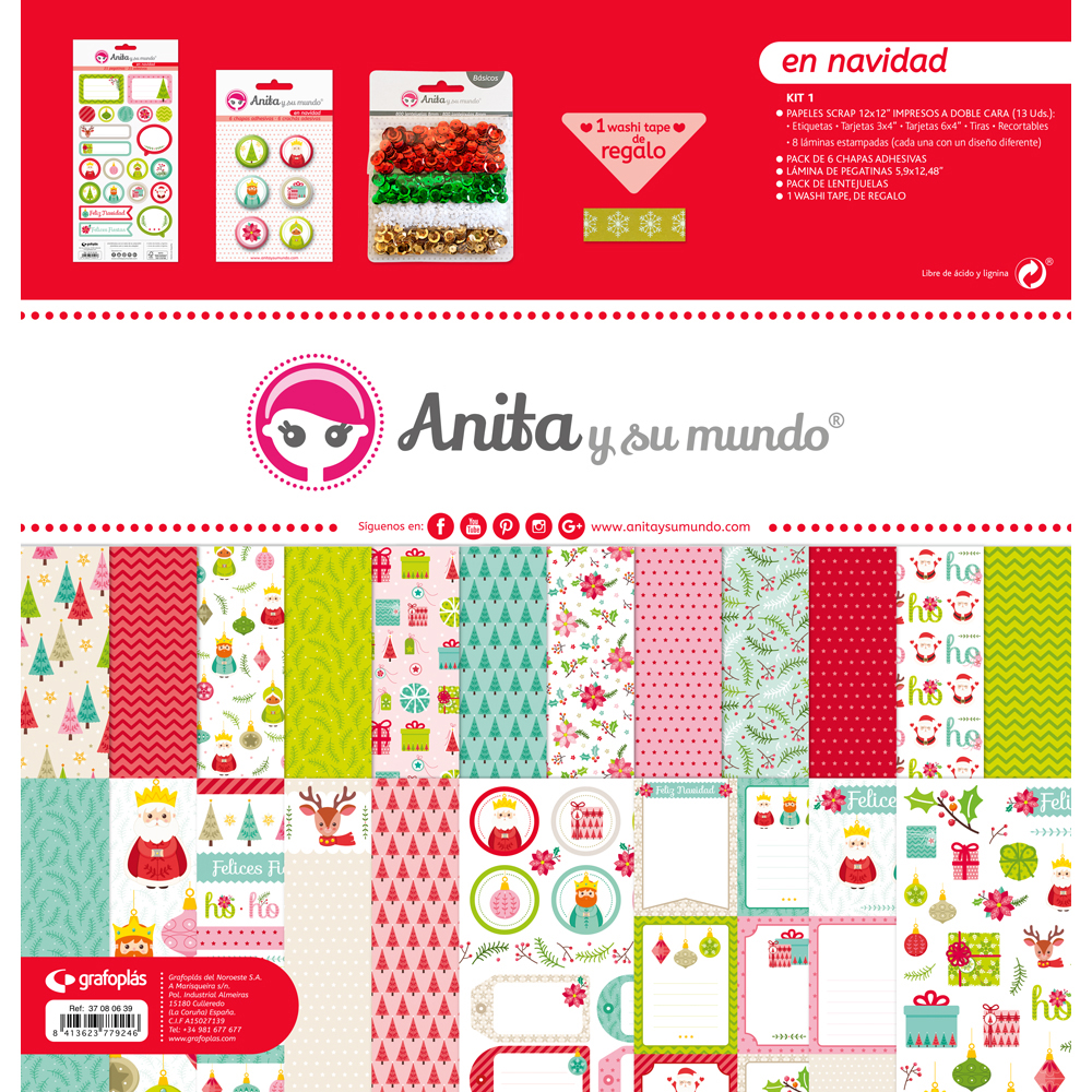KIT SCRAP1 COLECCION NAVIDAD 18