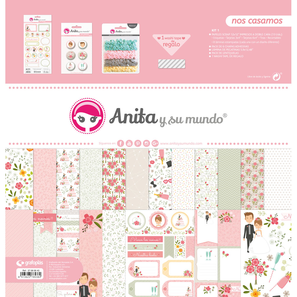 KIT SCRAP1 COLECCION NOS CASAMOS 19