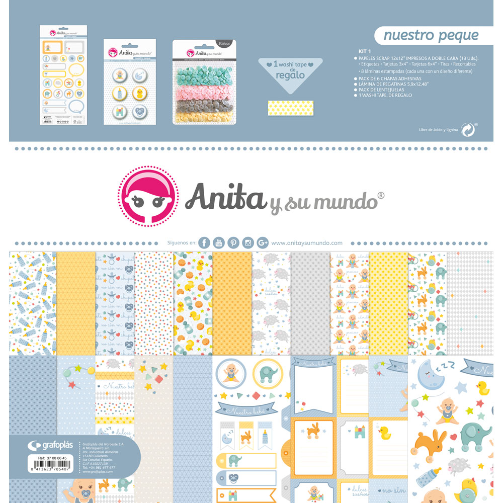 KIT SCRAP1 COLECCION NUESTRO PEQUE 19
