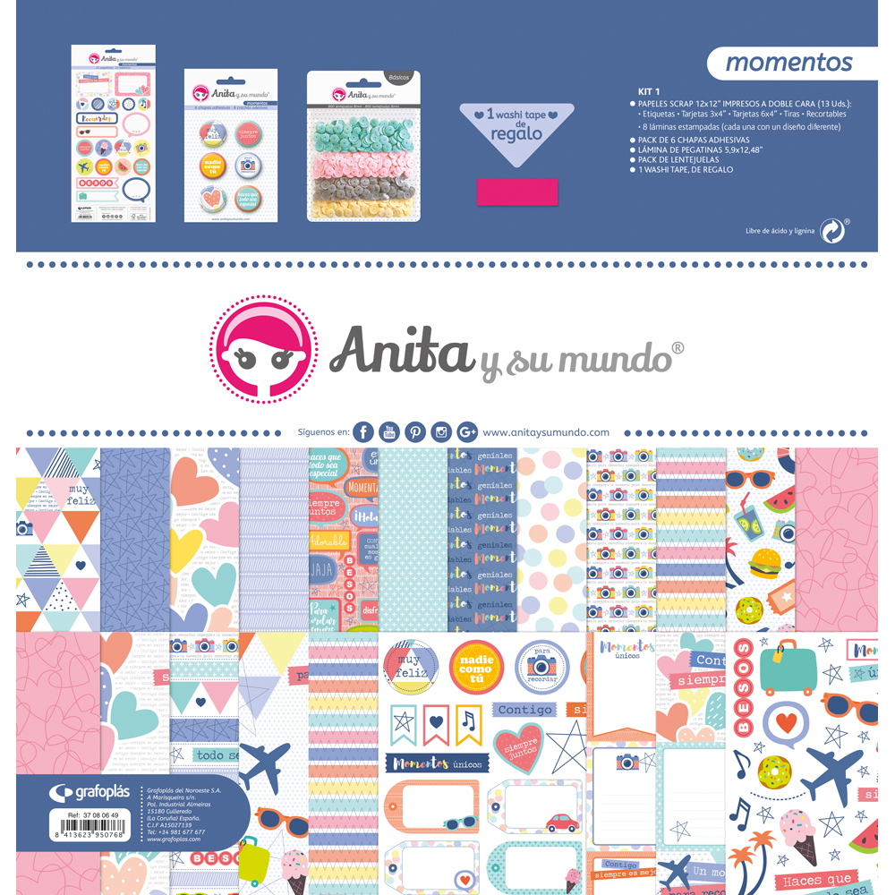 KIT SCRAP1 COLECCION MOMENTOS