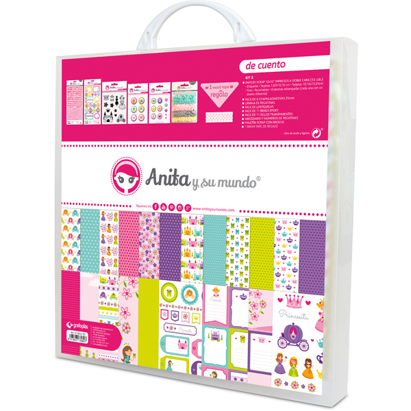 KIT SCRAP2 COLECCION DE CUENTO C/MALETIN