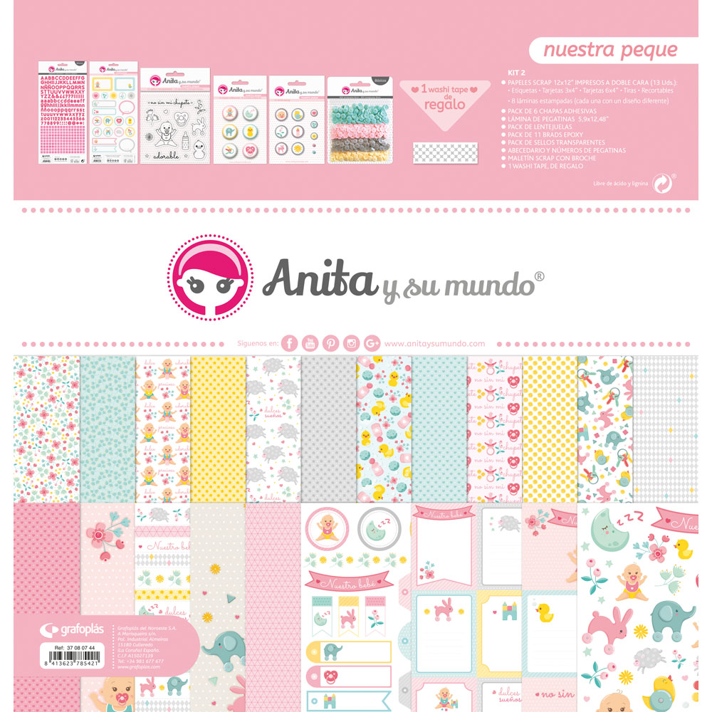 KIT SCRAP2 COLECCION NUESTRA PEQUE 19
