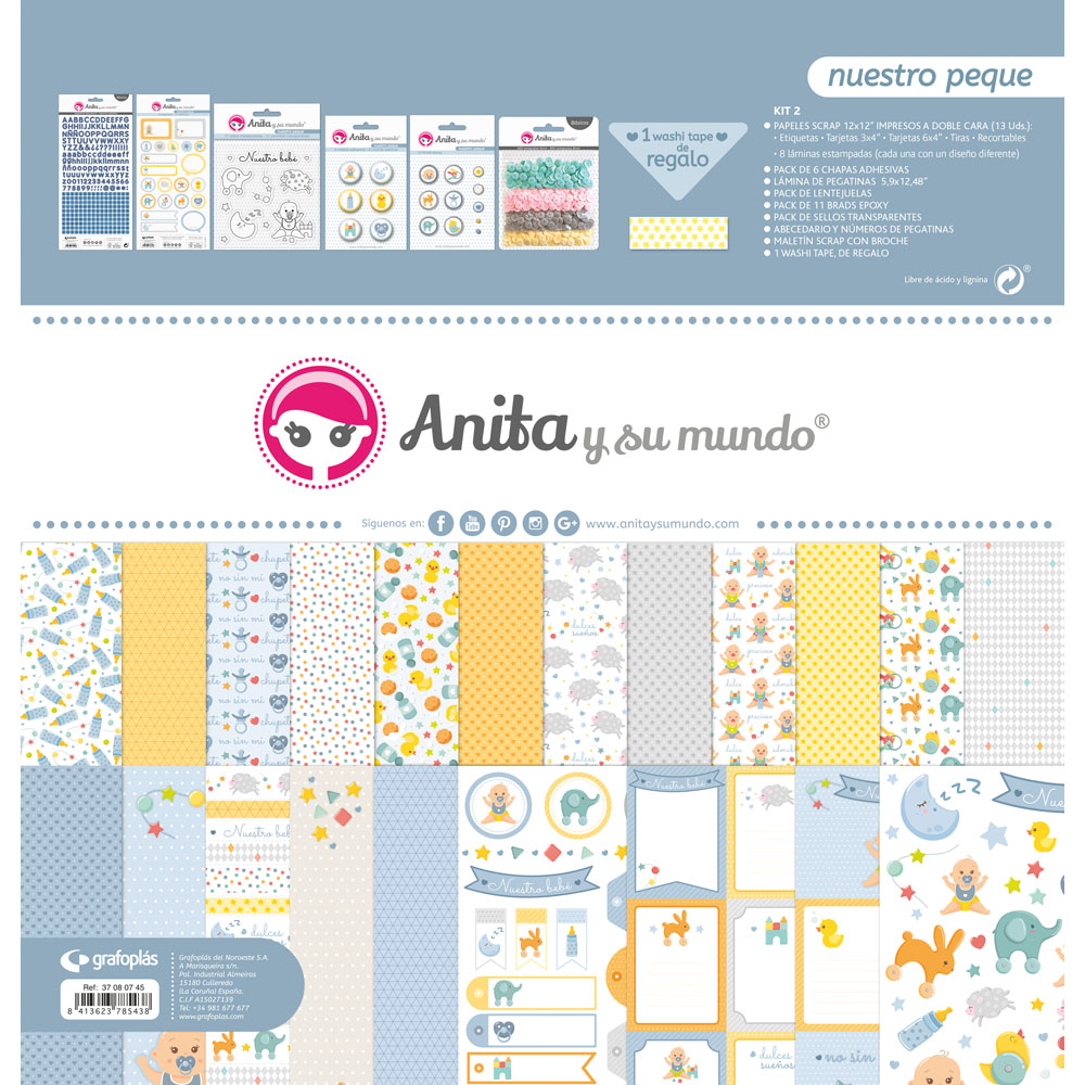 KIT SCRAP2 COLECCION NUESTRO PEQUE 19