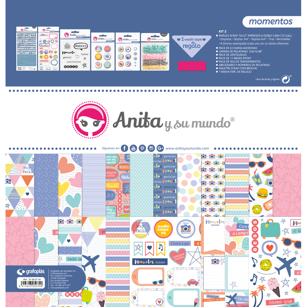 KIT SCRAP2 COLECCION MOMENTOS
