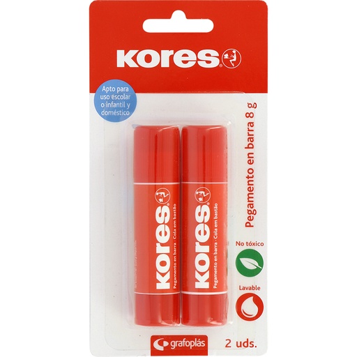 [GRA00049900] BLISTER 2UD 20G BARRA COLA KORES