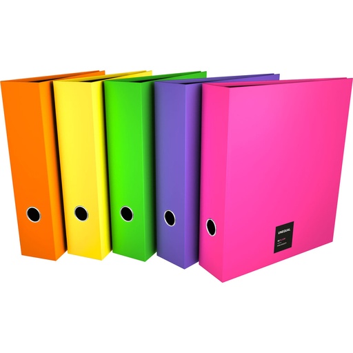 [GRA07326761] PASTA C/MOLAS A4 FOR.4D40 UNEQ.FLUOR AMAR