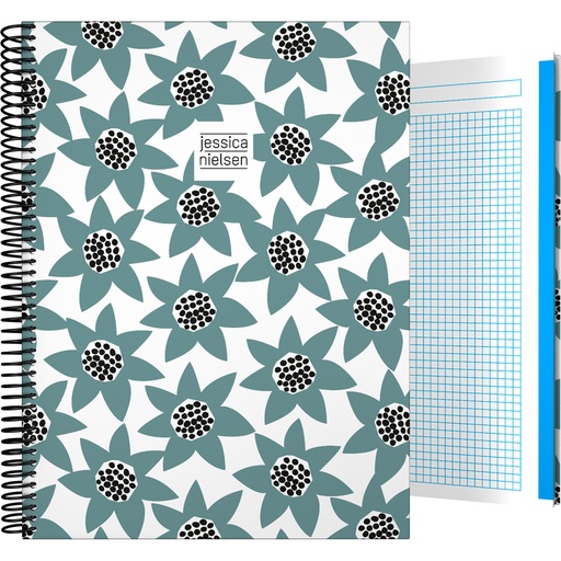 [GRA16501954] CADERNO FORR.A4 CADER.JNIELSEN19 FLOWERS