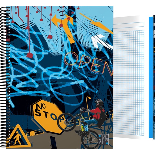[GRA16501995] CADERNO FOR.A4 CADER. DIVERSE20 URBAN