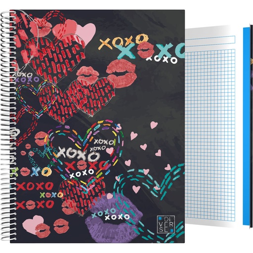 [GRA16501998] CADERNO FOR.A4 CADER. DIVERSE20 XO NEGRO