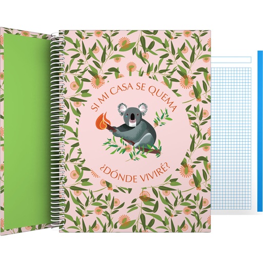 [GRA16502629] CADERNO FOR.A4 CADER. PLANET21 KOALA