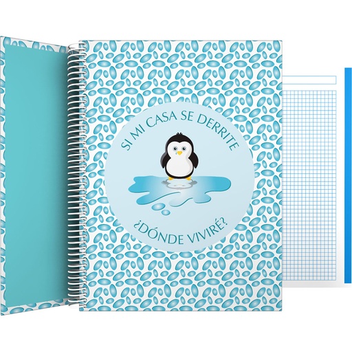 [GRA16502631] CADERNO FOR.A4 CADER. PLANET21 PINGUINO