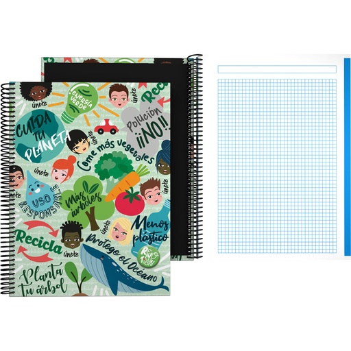 [GRA16502648] CADERNO FOR.A4 CADER. REVOLUT22 GREEN