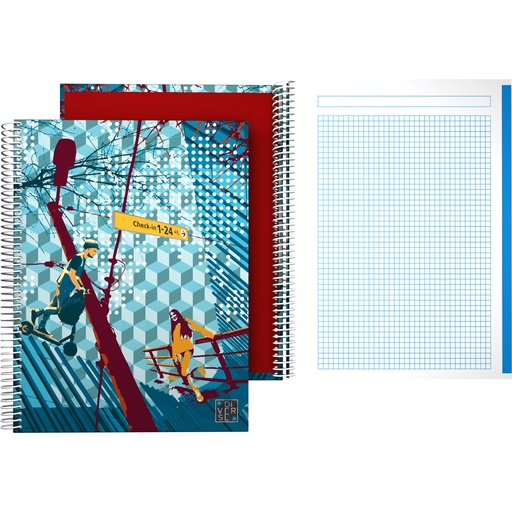 [GRA16502649] CADERNO FOR.A4 CADER. DIVERSE22 FOLLOW ME