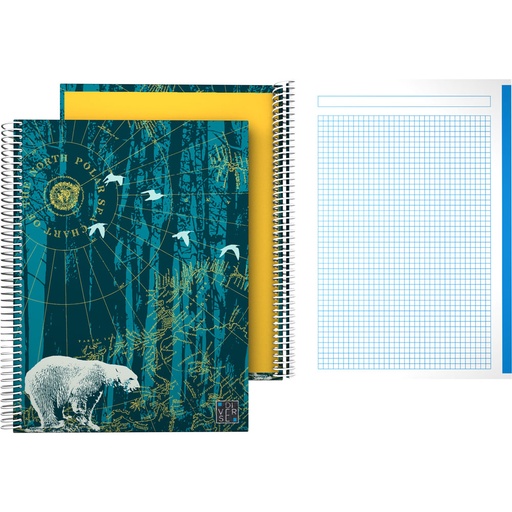 [GRA16502650] CADERNO FOR.A4 CADER. DIVERSE22 NORTH POL