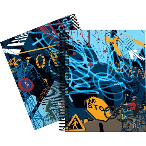 [GRA16511995] CADERNO FOR.A5 CADER. DIVERSE20 URBAN