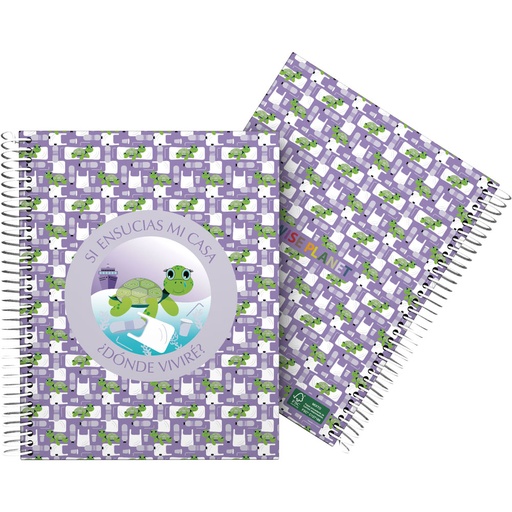 [GRA16512628] CADERNO FOR.A5 CADER. PLANET21 TORTUGA