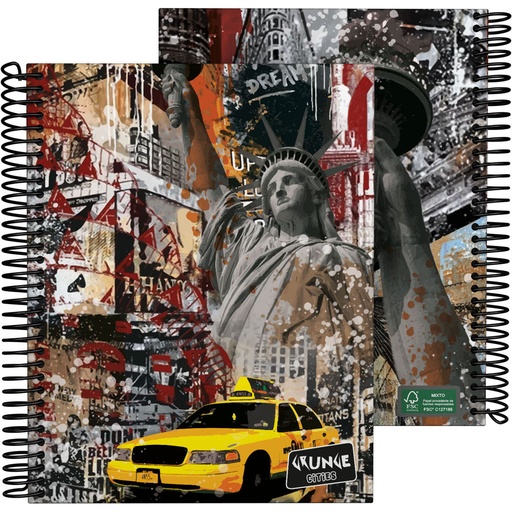 [GRA16512646] CADERNO FOR.A5 CADER. CITIES22 NEW YORK