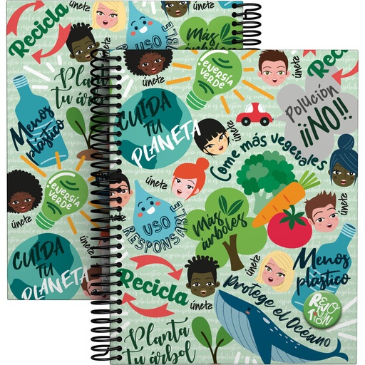 [GRA16512648] CADERNO FOR.A5 CADER. REVOLUT22 GREEN