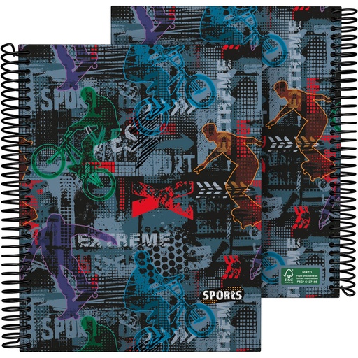 [GRA16512653] CADERNO FOR.A5 CADER. SPORTS22 XTRM
