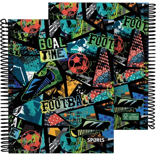 [GRA16512654] CADERNO FOR.A5 CADER. SPORTS22 FOOTBALL