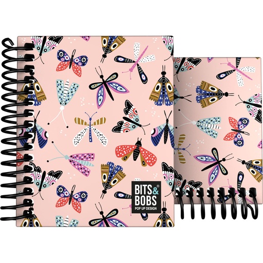 [GRA16532687] CADERNO FOR.A7 C5MM B&B24 BUTTERFLY