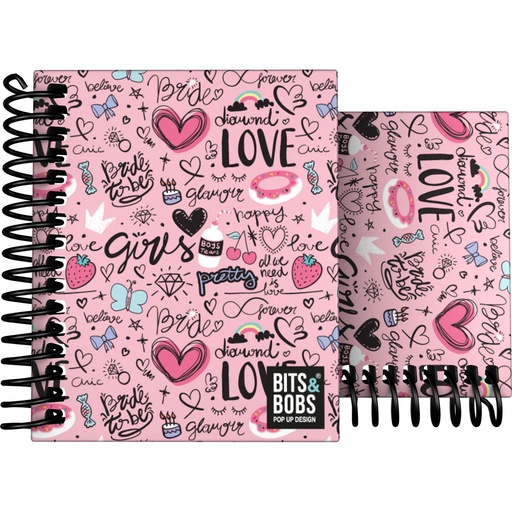 [GRA16532701] CADERNO FOR.A7 C5MM B&B24 SWEET