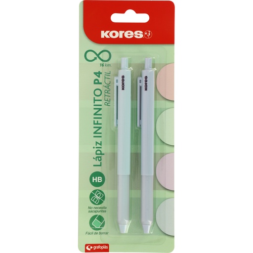 [GRA30219399] BLISTER 2 LAPIS INFINITO RETRAC.P4 M+A