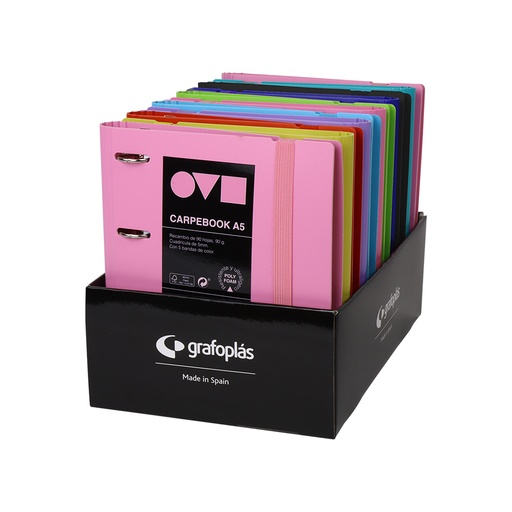 [GRA70996211] EXP.12 CARPEBOOK A5 UNEQ.MINIMAL SORTIDO