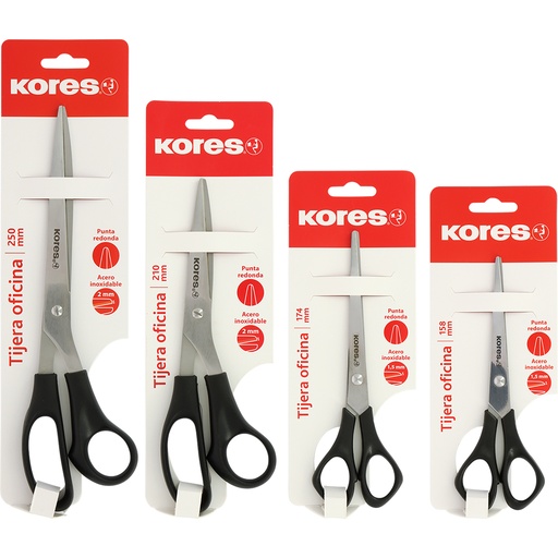 [GRA73587100] TESOURA ESCRITORIO 158MM HOJA ACERO KORES