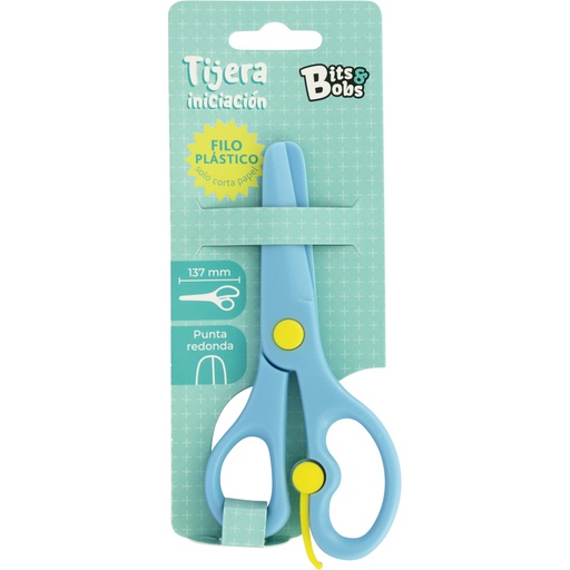 [GRA73587430] TESOURA INIC PLAST C/MUELLE 135MM B&B