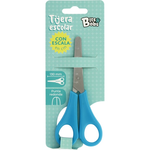 [GRA73587899] TESOURA ESCOLAR 130MM C/ESCA ZURDOS B&B